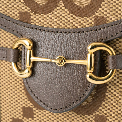 Gucci Shoulder Bag Jumbo GG Canvas Beige