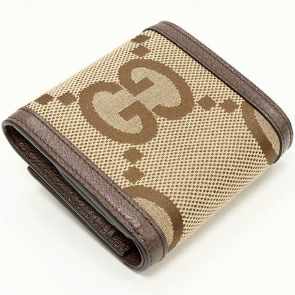 Gucci Bifold Wallet With Coin Purse Jumbo GG Bamboo Diana Compact Wallet In