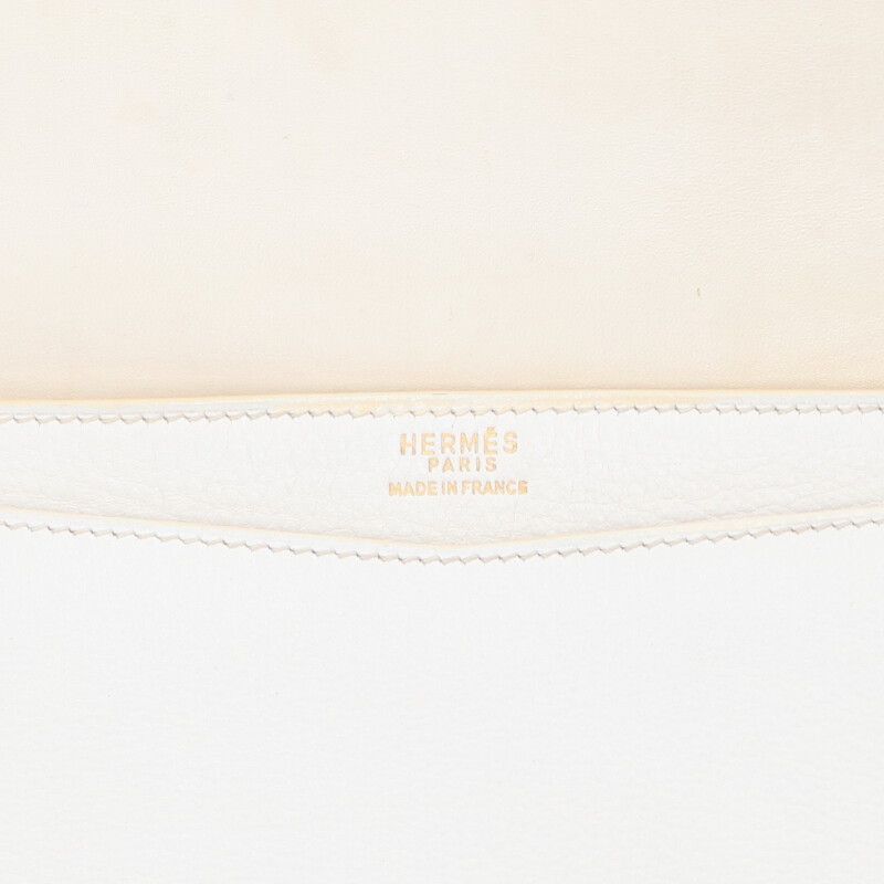 Hermes Liddy Stamped 0F Leather Shoulder Bag Women