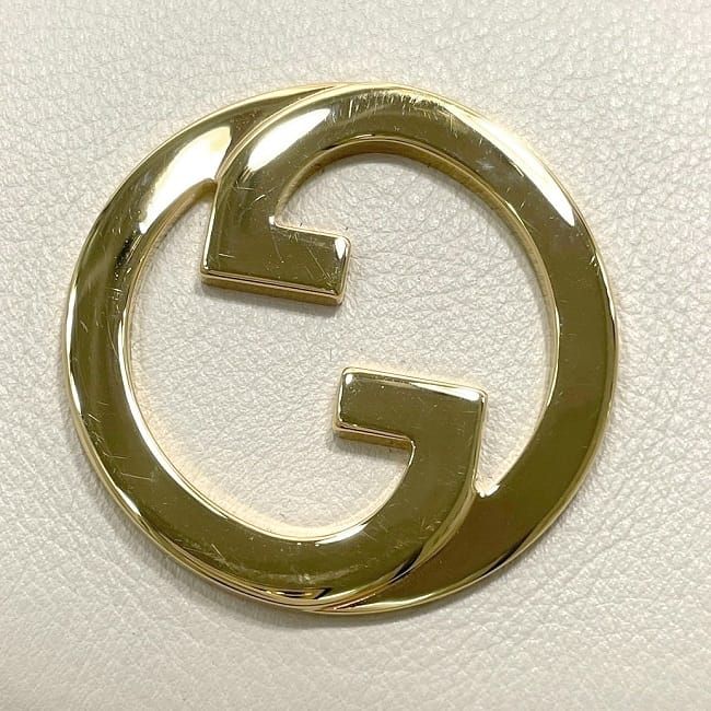Gucci Shoulder Bag Cream White Blonde 725219 Excellent Condition