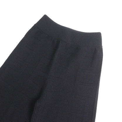 Hermes 22AW 2h2407da 100% Wool H Motif Knit Pants Bottoms Black 34 Made In