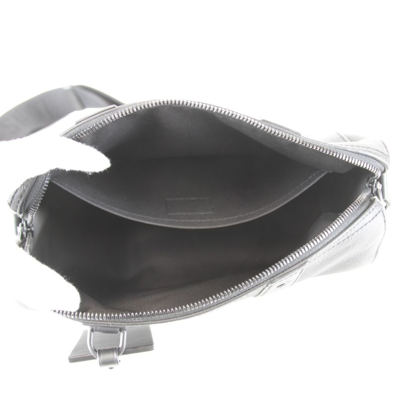 Louis Vuitton Aerogram City Keepall M59255 Shoulder Bag Leather Black