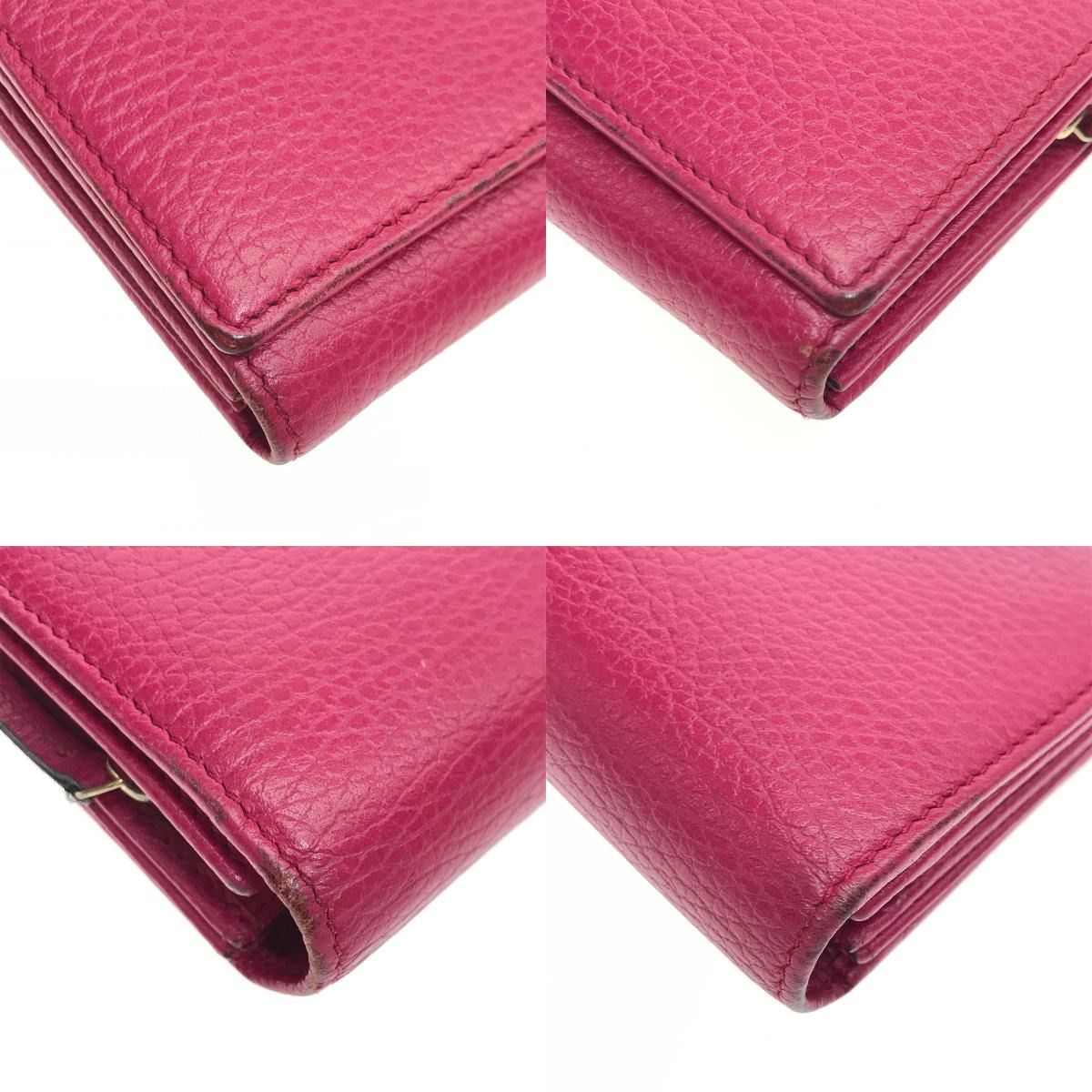 Gucci Long Wallet 354498 Shocking Pink