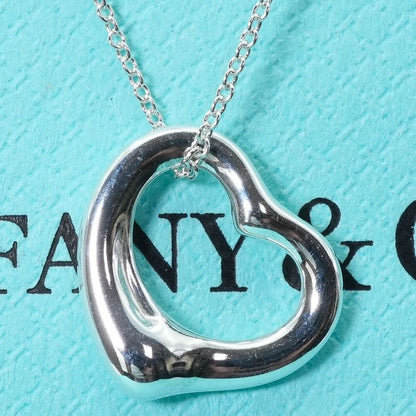 16mm (0.63in) Tiffany & Co Open Heart Necklace Size S 25-311