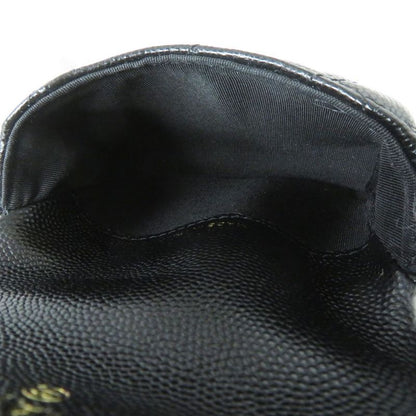 Unused CHANEL Ap2119 Caviar Skin Matelasse Coco Mark Flap Coin