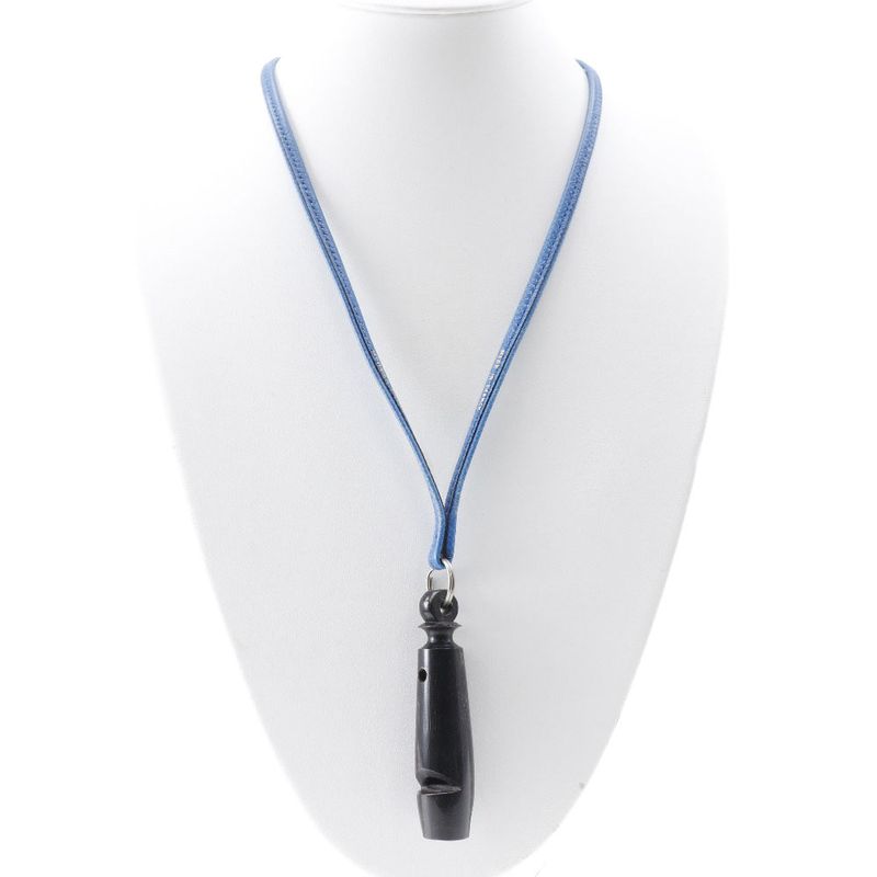 Hermes Whistle Wood Black Ladies Other Miscellaneous