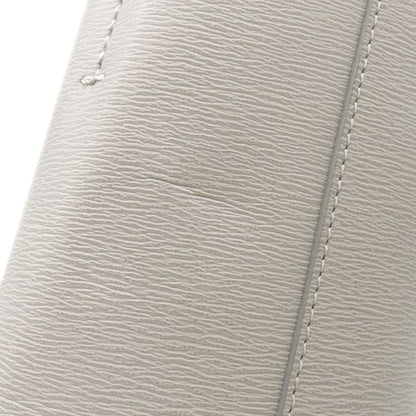 Celine 2way Bag Vertical Cabas Small Leather Gray Gold Hardware Tote Shoulder