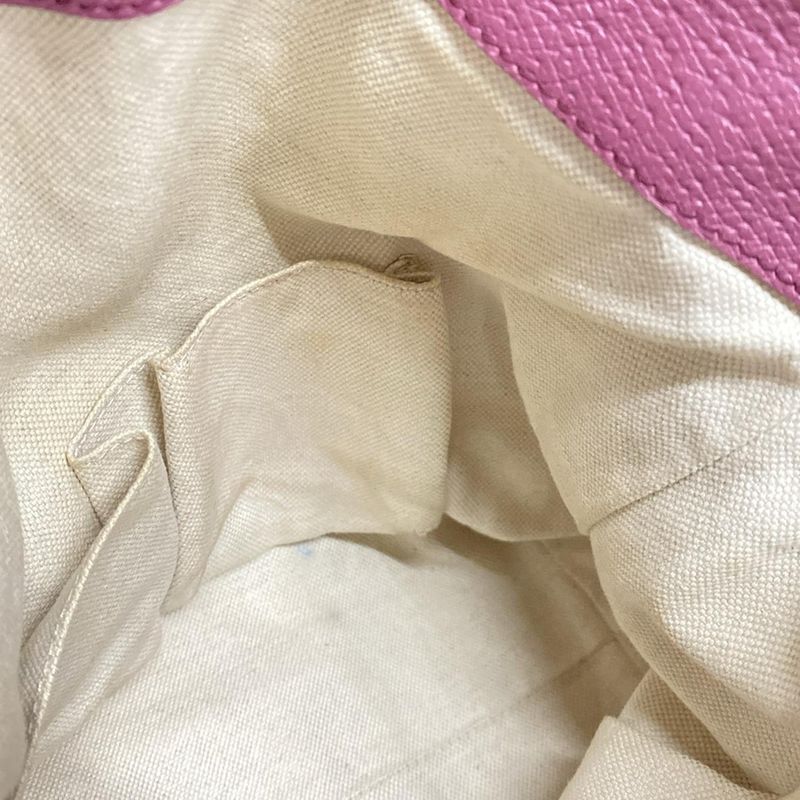 Gucci Handbag GG Pattern/bree 353120 Dark Brown/beige/purple Leather