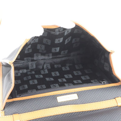 Vintage YSL Yves Saint Laurent Triangle Plate Leather Shoulder Bag Crossbody