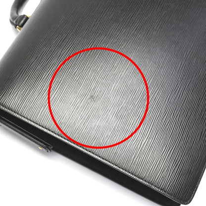 Louis Vuitton M54352 Epi Briefcase Fermoir Business Bag Louis Vuitton Black