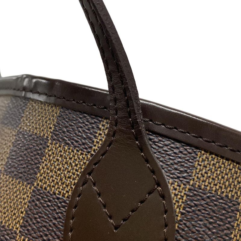 Louis Vuitton Damier Neverfull PM N51109 Ebène Tote Bag