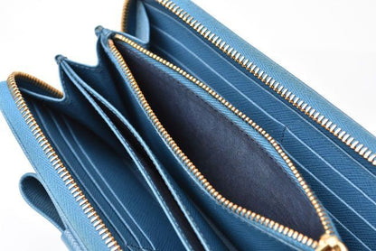 Prada Wallet Prada Long Wallet 1ml506 Saffiano Fiocco Shape Pressed Leather