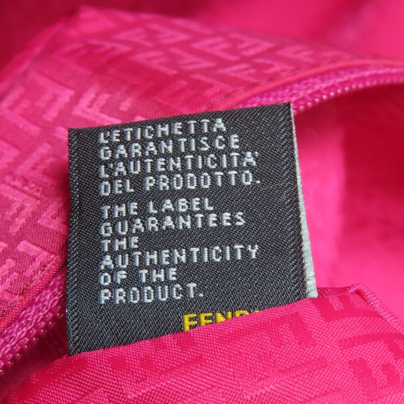 Fendi Zucca Pattern Tote Bag Leather Women