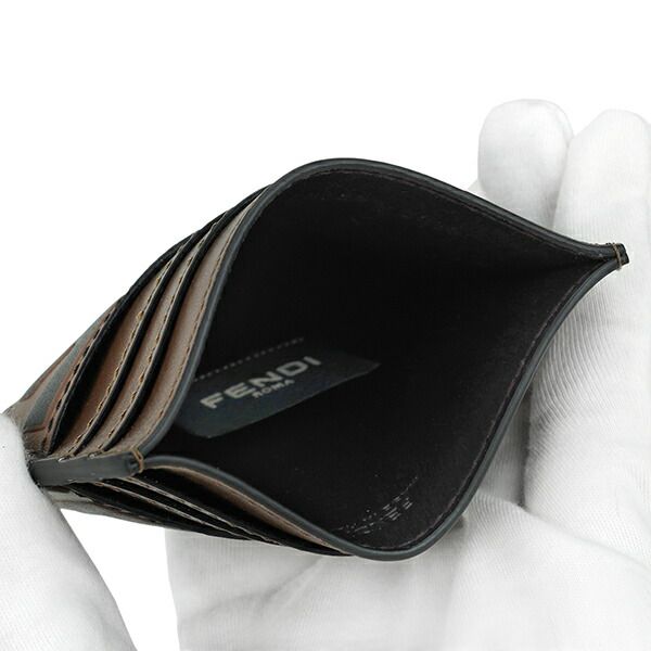 Fendi Card Case F Is Fendi Brown