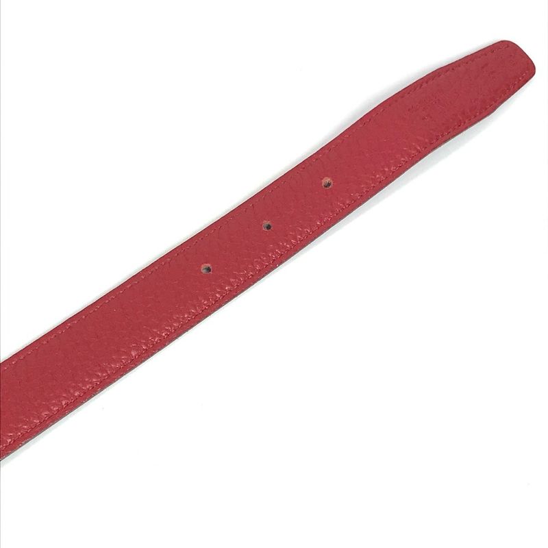 Hermes Belt H Belt H Belt Constance Leather Red And Black