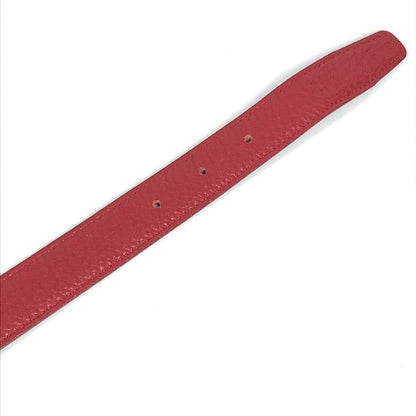 Hermes Belt H Belt H Belt Constance Leather Red And Black