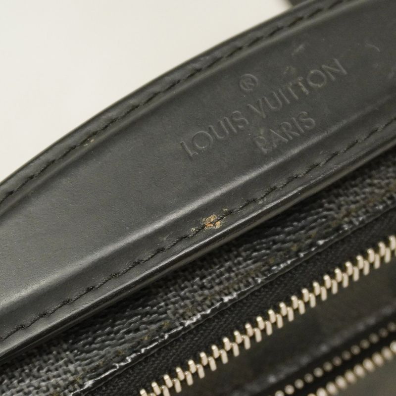 Louis Vuitton Body Bag Damier Graphite Ambler N41289 Black Men's