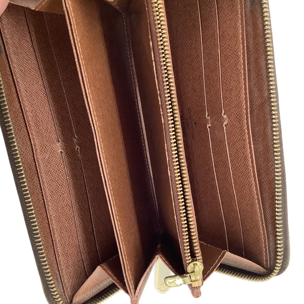 Louis Vuitton Long Wallet Zippy Wallet Brown