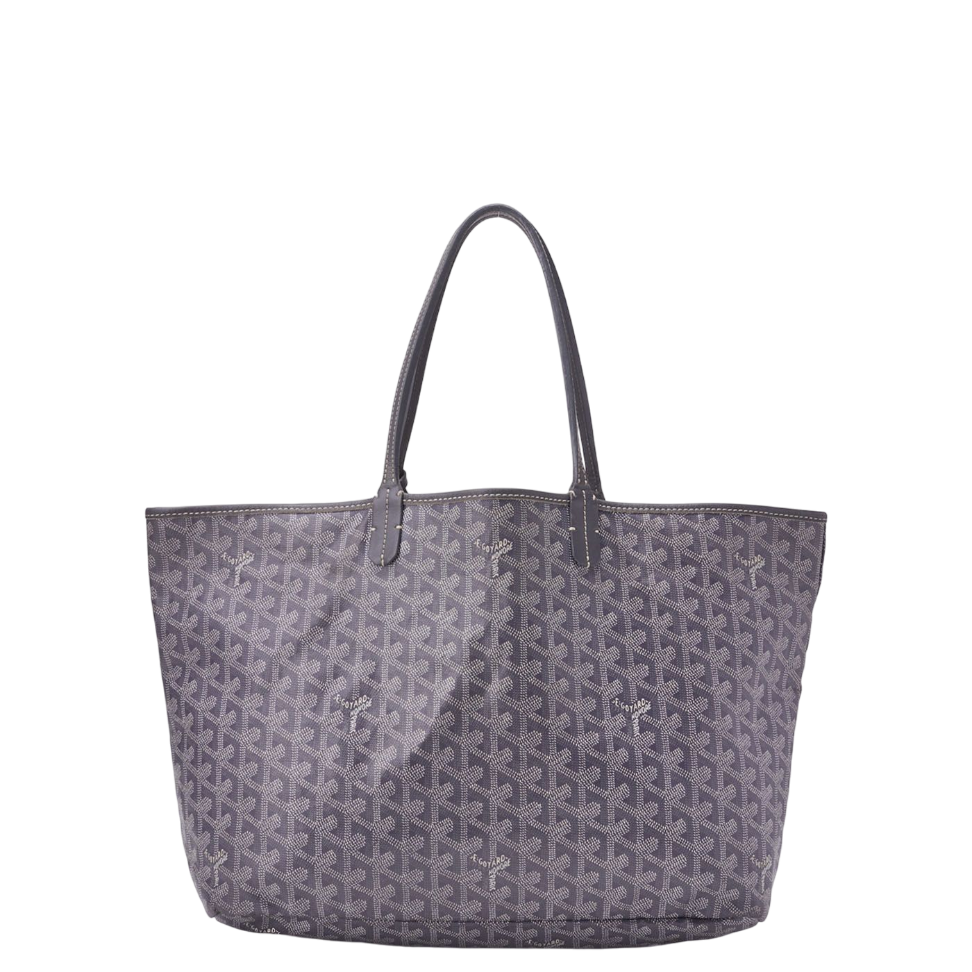Goyard Saint Louis PM Tote Bag Coated Canvas Gray