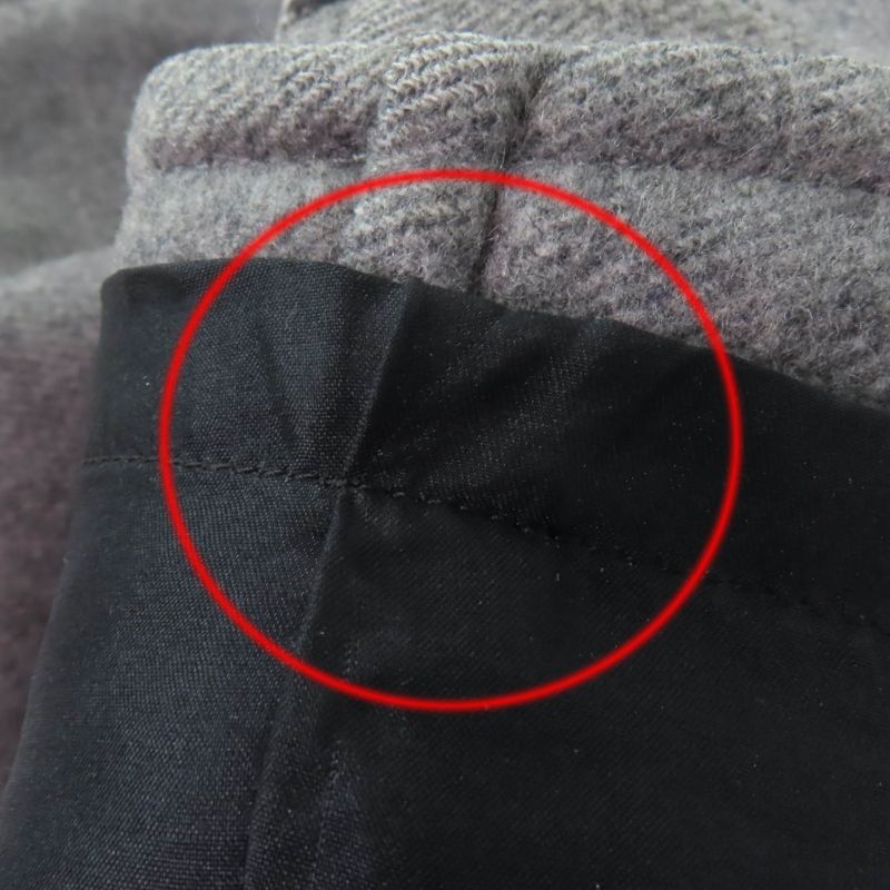 Celine 28h13/6700 100% Cashmere Egg Crombie Coat Front Open Coat Gray 34 Made