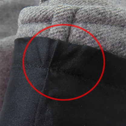 Celine 28h13/6700 100% Cashmere Egg Crombie Coat Front Open Coat Gray 34 Made