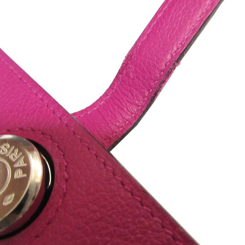 Hermes Dogon Long A Engraved (2017) Evercolor Rose Purple Wallet 1774 Hermes