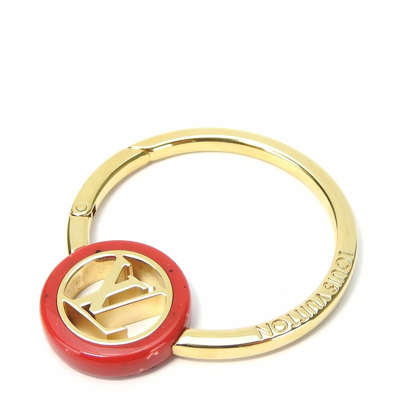 Louis Vuitton Key Ring M64535 Metal Gold Red|gold Louis Vuitton