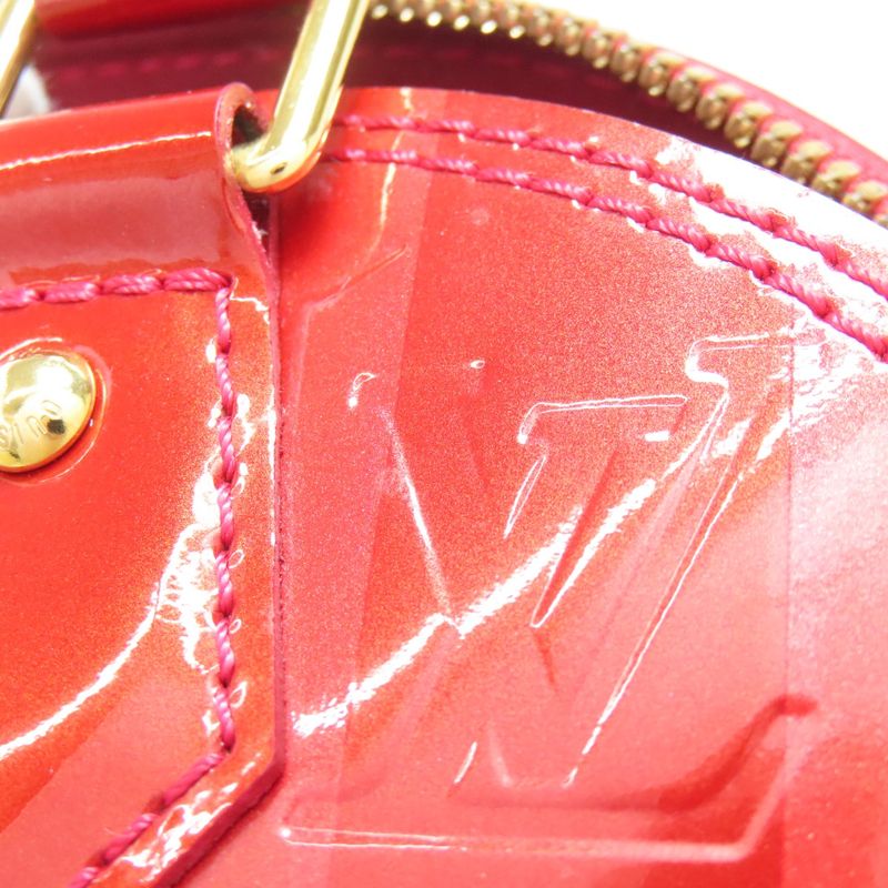 Louis Vuitton M91593 Alma BB Rayures Handbag Vernis Women
