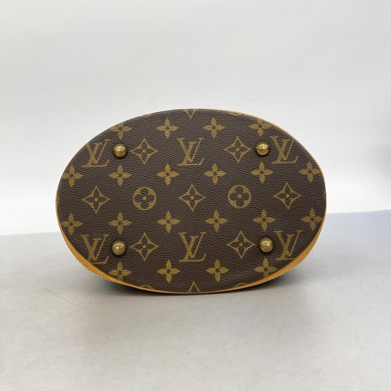 Louis Vuitton Tote Bag Monogram Bucket PM M42238 Brown Ladies