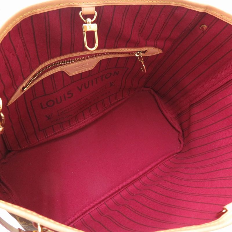 Louis Vuitton Neverfull PM Monogram Fuchsia M41001 Tote Bag LV 1363 Louis