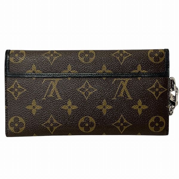 Louis Vuitton Monogram Macassar Portefeuille Ron M60168 Trifold Wallet Unisex