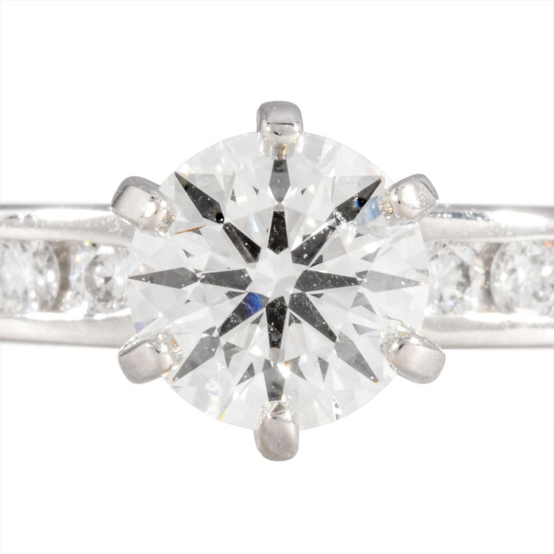 Tiffany & Co Tiffany & Co Solitaire Half Eternity Ring With Diamonds 051ct