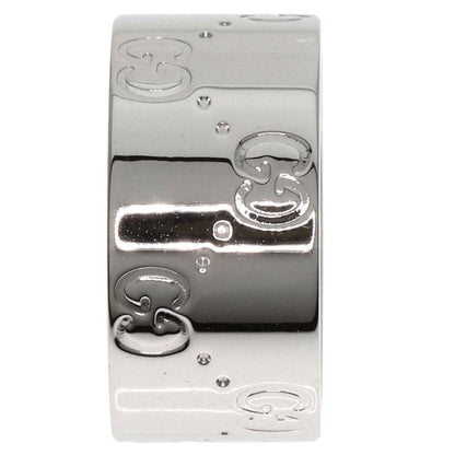 Gucci GG Icon Wide #11 Ring - 18K White Gold Ladies