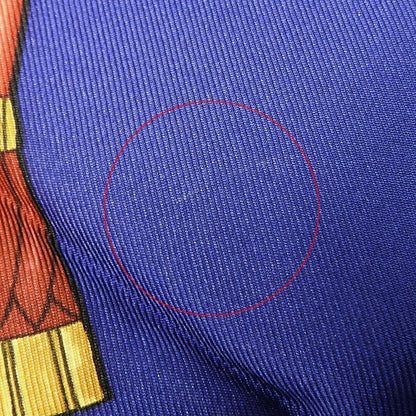 Hermes Scarf Carré 90 Silk Purple Bellflower Red Casy Scarab Pattern Women