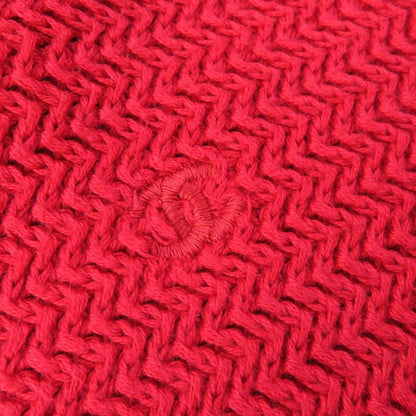 CHANEL Vintage 100% Cotton Coco Embroidered Long Sleeve Knit Tunic Dress With