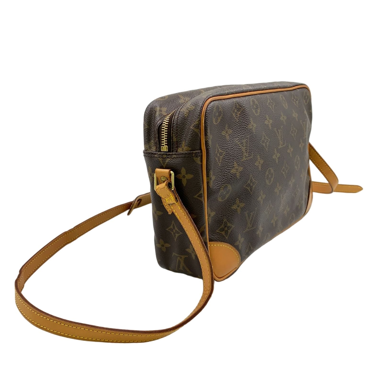 Louis Vuitton Trocadero 30 Monogram Leather Brown Shoulder Bag Gold — view 2