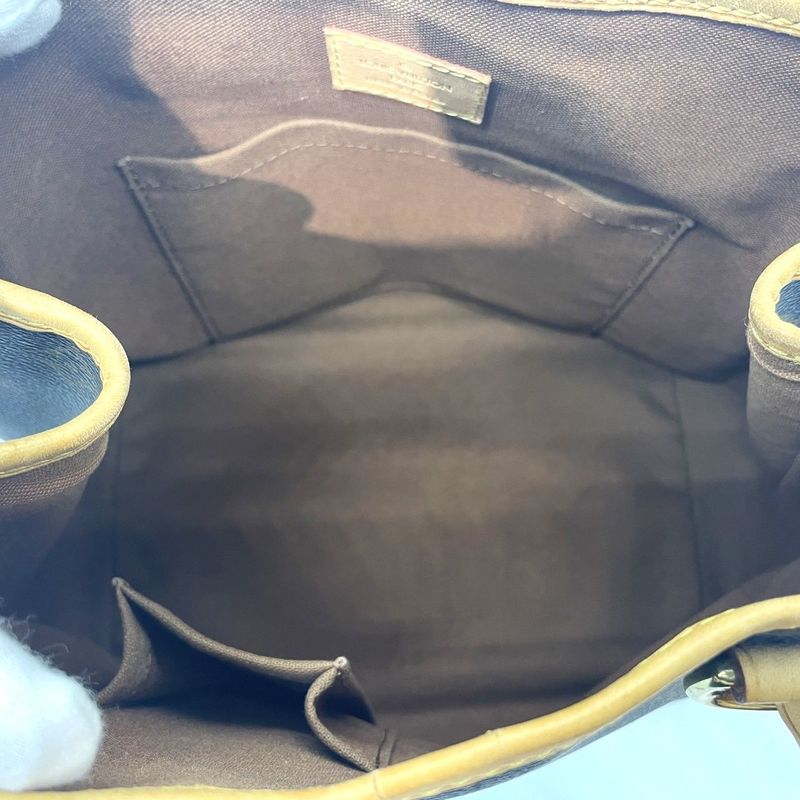 Louis Vuitton Monogram Patignol M51156 Handbag Brown Preowned 005383