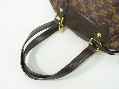 Authentic Louis Vuitton LV Verona PM Damier Ebène Tote Handbag Brown N41117