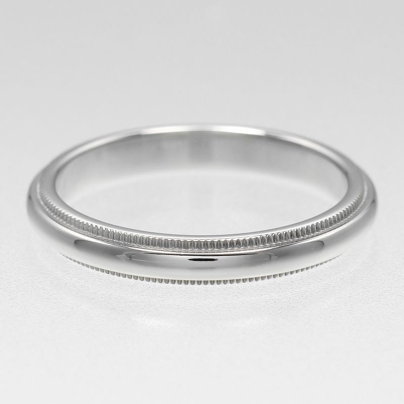 Tiffany & Co Together Millegrain Band 3mm (0.12in) Model Pt950platinum #16