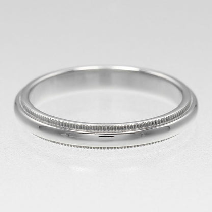 Tiffany & Co Together Millegrain Band 3mm (0.12in) Model Pt950platinum #16