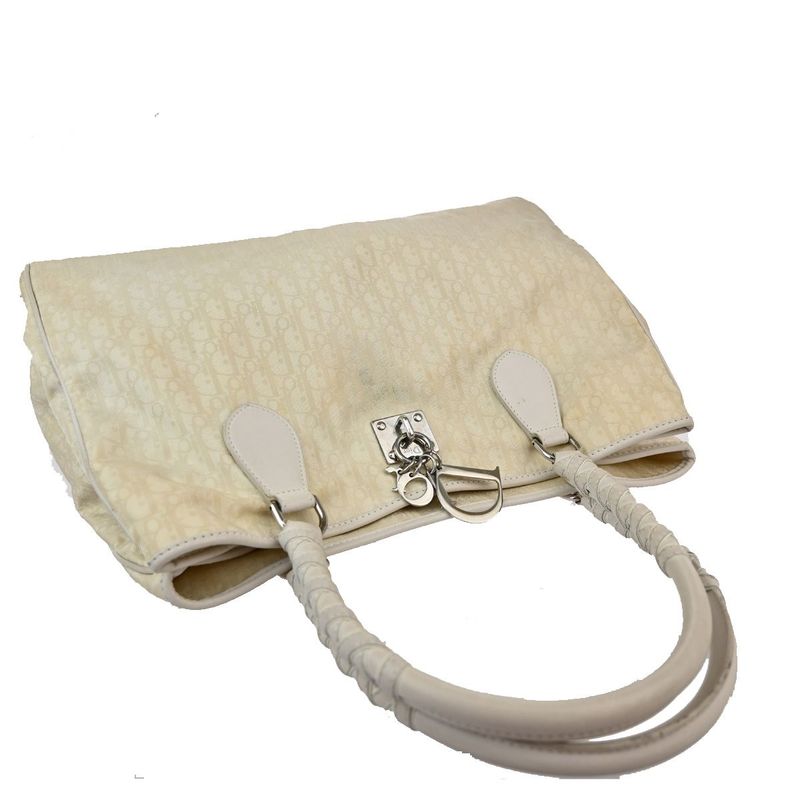 Christian DIOR Shoulder Bag Trotter Off White 73fa468