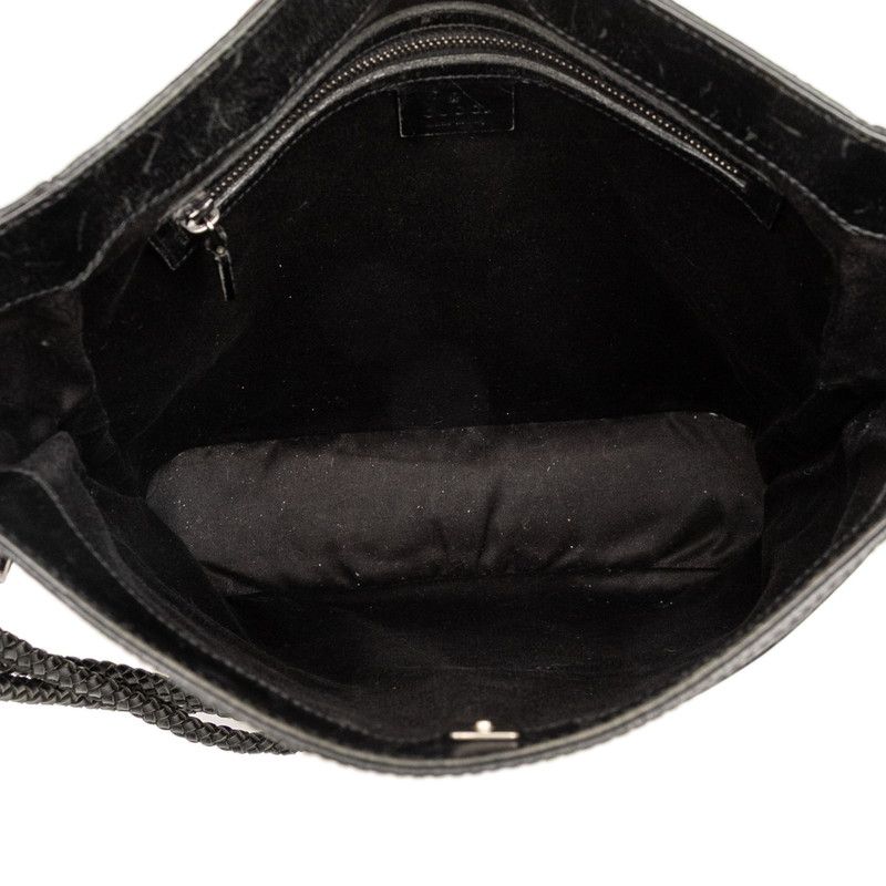Gucci GG Canvas 109097 Black Canvas Leather Women's Gucci