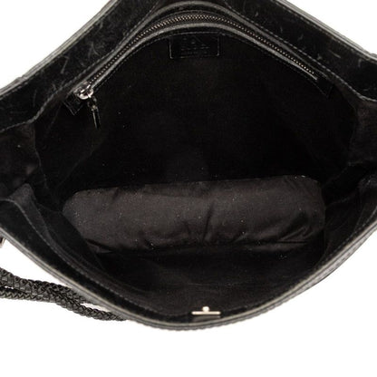 Gucci GG Canvas 109097 Black Canvas Leather Women's Gucci