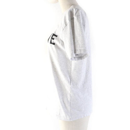 Celine 2x764501f 100% Cotton Logo Print Loose Fit Short Sleeve T-shirt Grey XS