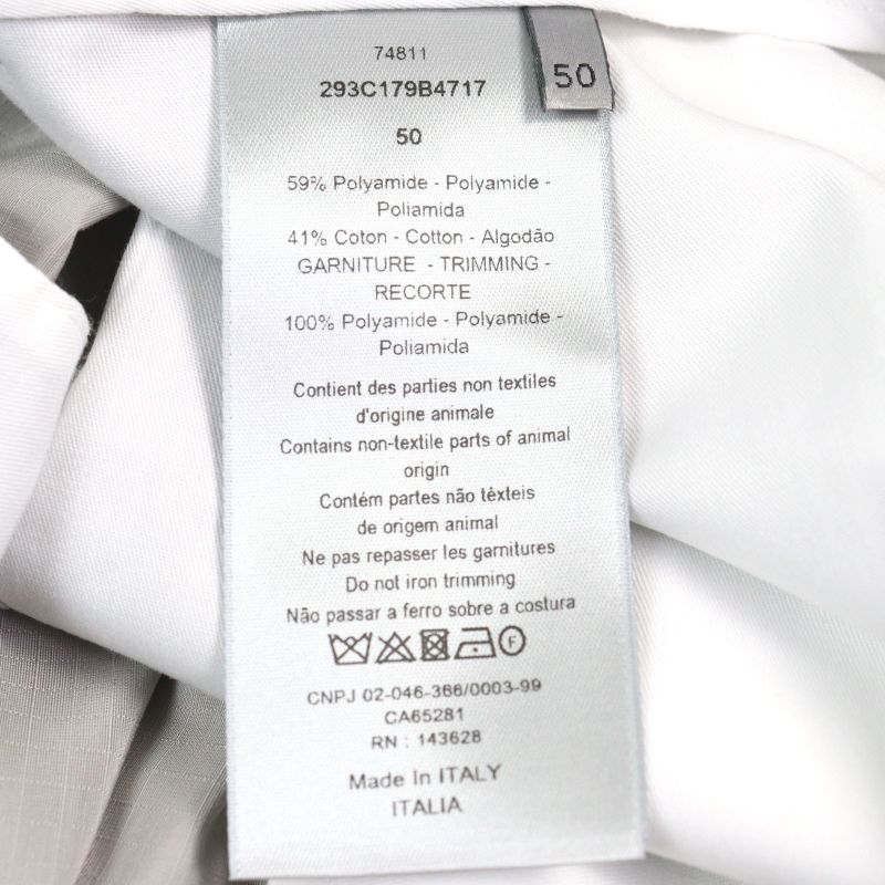 DIOR Homme 293c179b4717 Logo Patch Ripstop Fabric Buckle Bermuda Half Pants