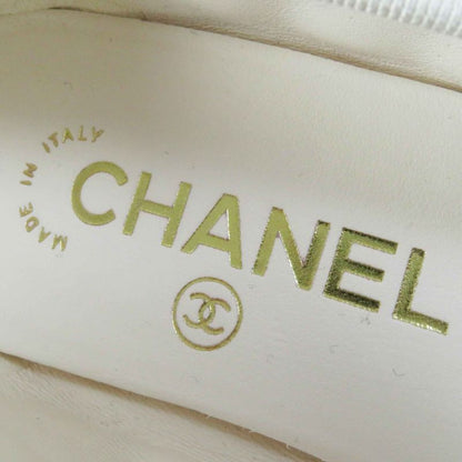 CHANEL 24P G45591 Ballerina Coco Mark Lambskin Flat Shoes/ballet Shoes With