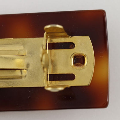 Fendi Vintage Synthetic Resin Gold Ladies Barrette