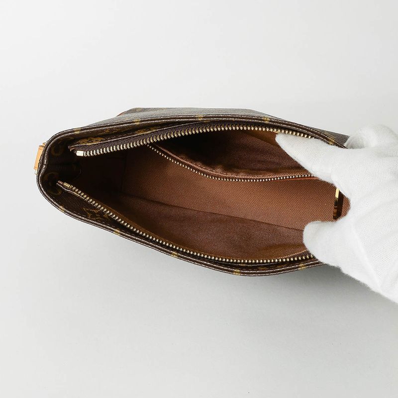 Louis Vuitton Shoulder Bag Trotter Brown Rank S