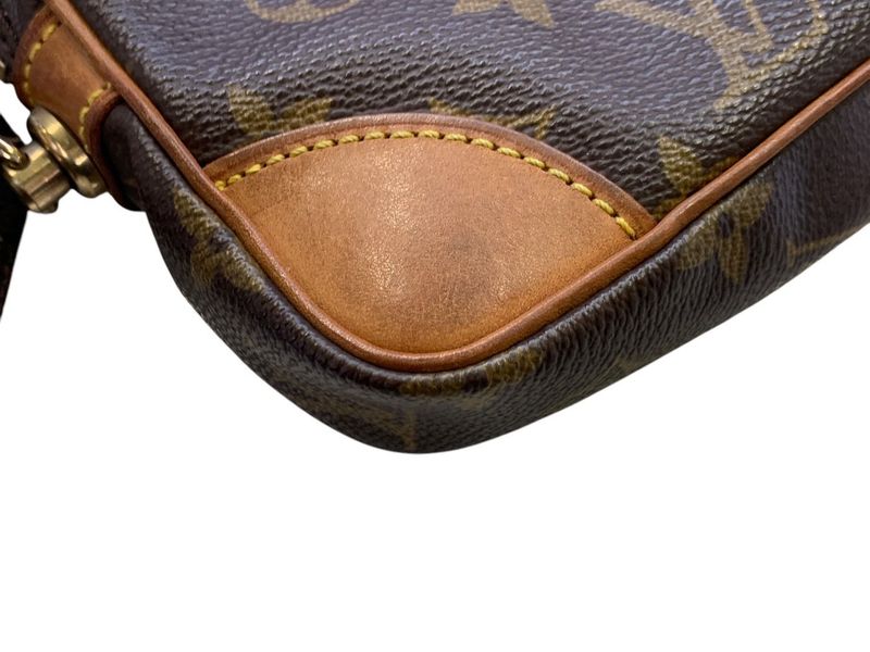 2174 Louis Vuitton LV Marly Dragonne PM Monogram Clutch Bag Second Bag Brown