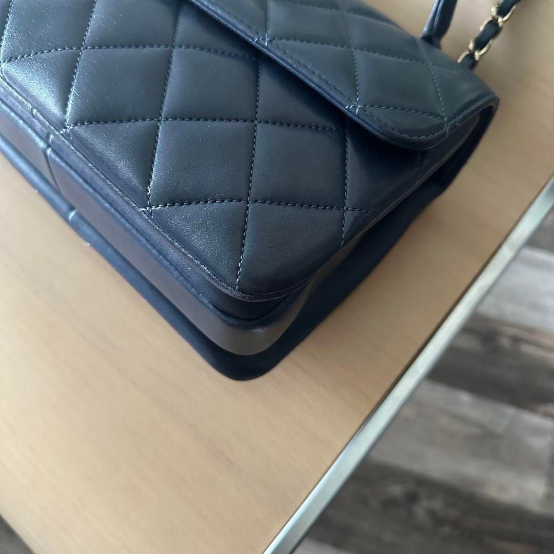 CHANEL Trendy Lambskin Quilted Small CC Dual Handle Flap Bag